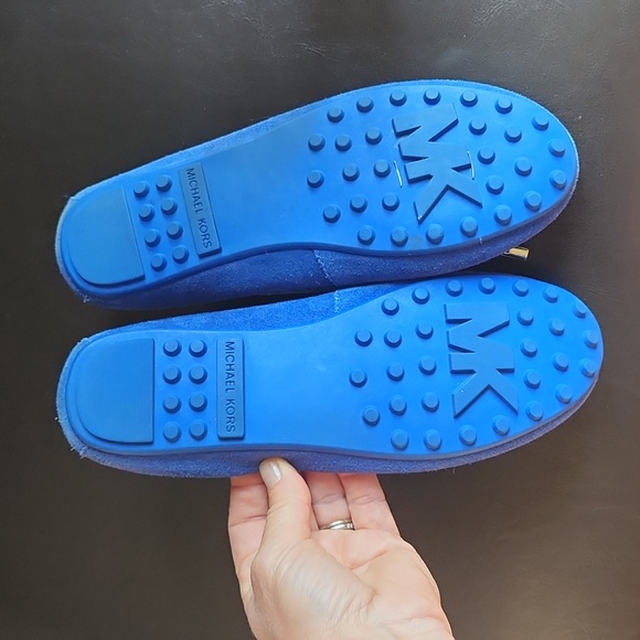 Michael Kors flats blue navy leather size 6.5 - Picture 11 of 17